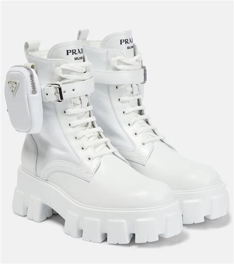 prada monolith boots white|prada monolith boots nordstrom.